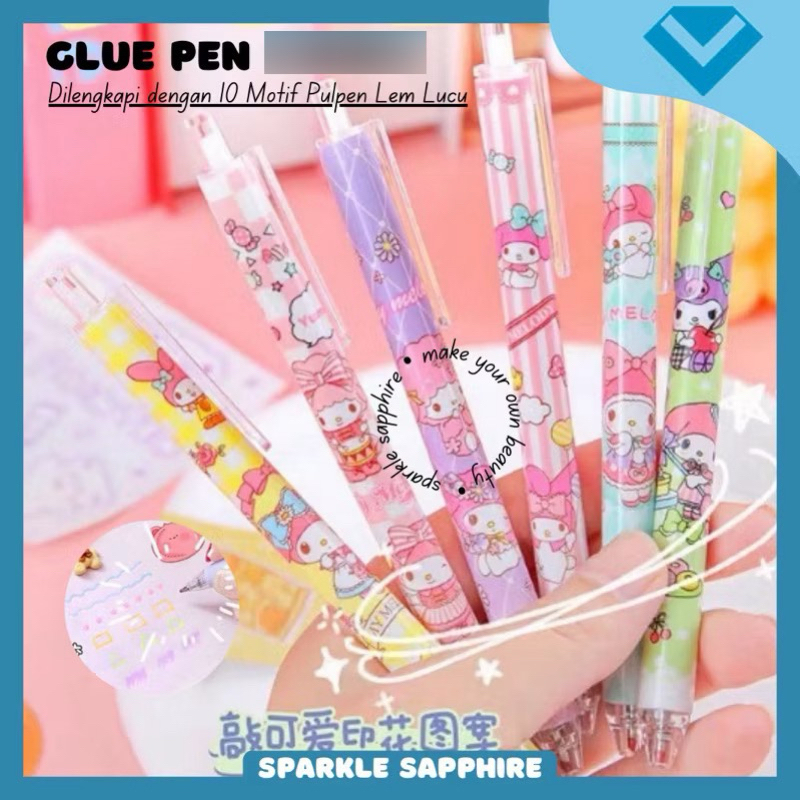 

SNRIO GLUE PEN • LEM BENTUK PULPEN BOLPEN Ballpoint ATK Alat Tulis Sekolah & Kantor