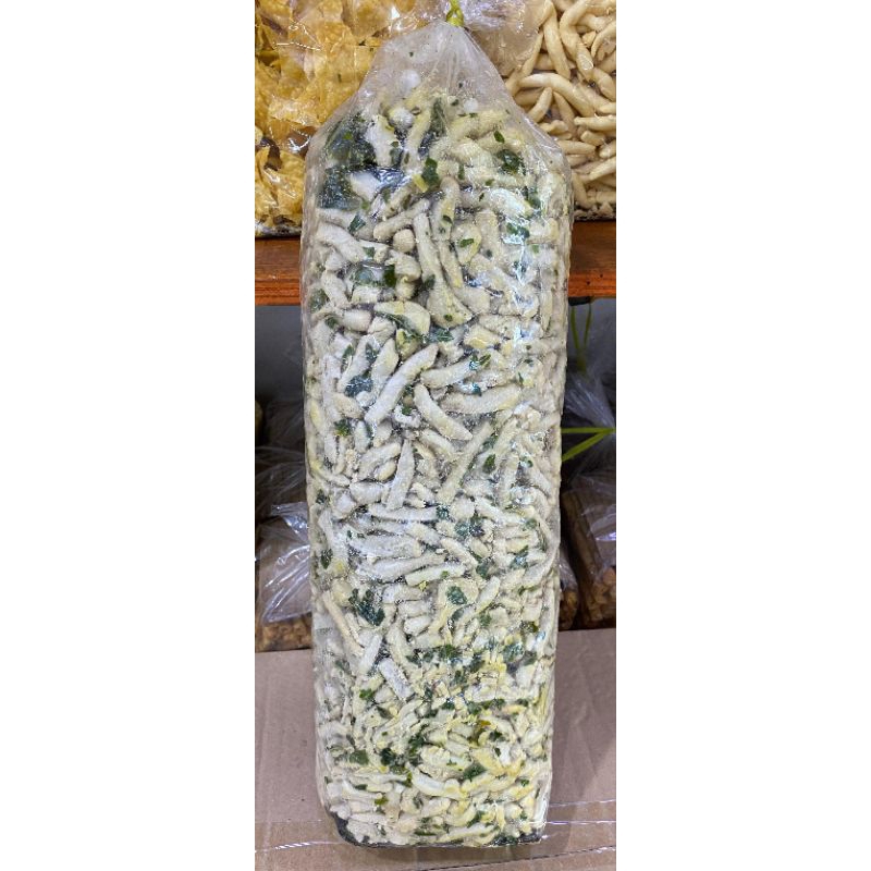

Stik Basreng Ori Daun Jeruk / Stik Baso Goreng Ori Gurih Renyah Asin