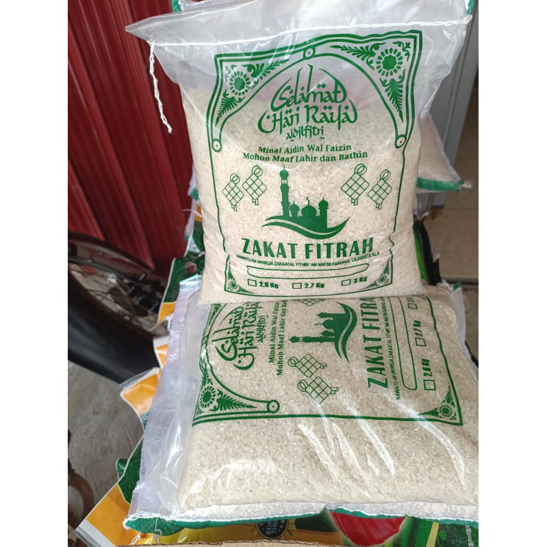 

Beras zakat fitrah 2,5 kg