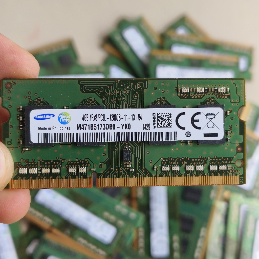 RAM LAPTOP SAMSUNG 4GB 1Rx8 PC3L-12800/1600MHZ DDR3L SODIM