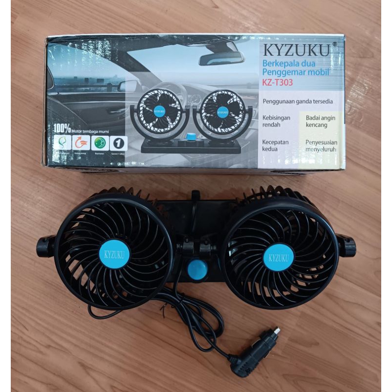 Kipas Angin Mini DC Untuk Mobil 24 vol KYZUKU KZ-T304