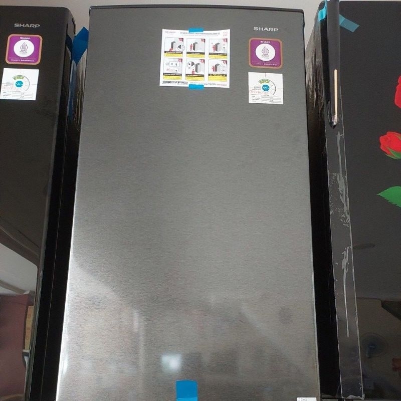 lemari es sharp sj 162 nd-hs kulkas 1 pintu