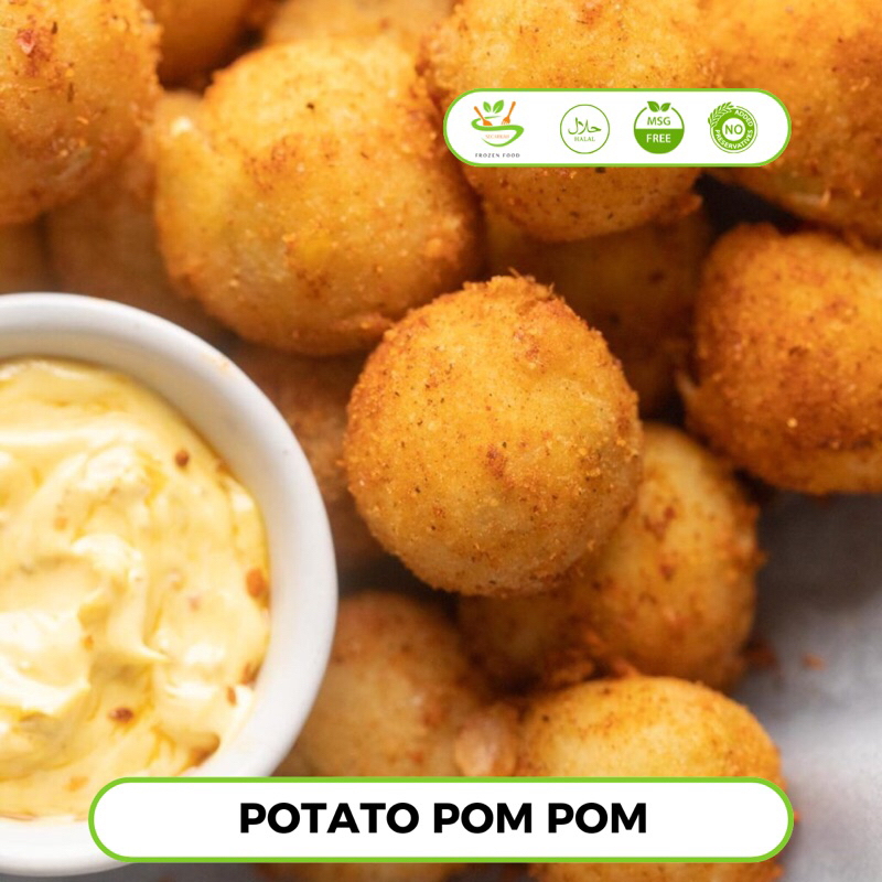 

Pom - Pom fries / Kentang pom - pom 1kg no msg, no pengawet - Supplier HOREKA