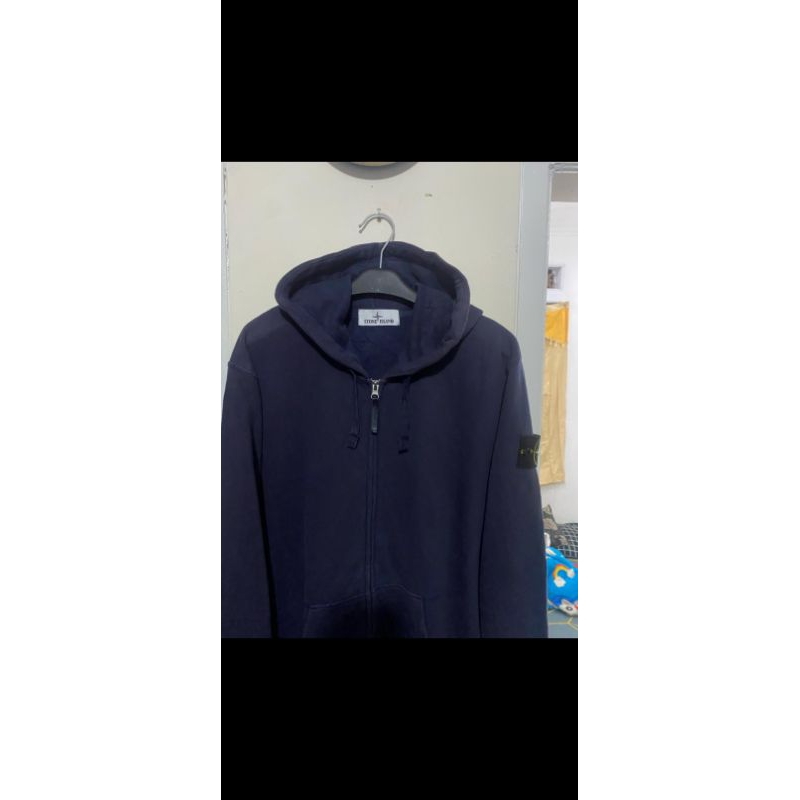 zipp hoodie stone island