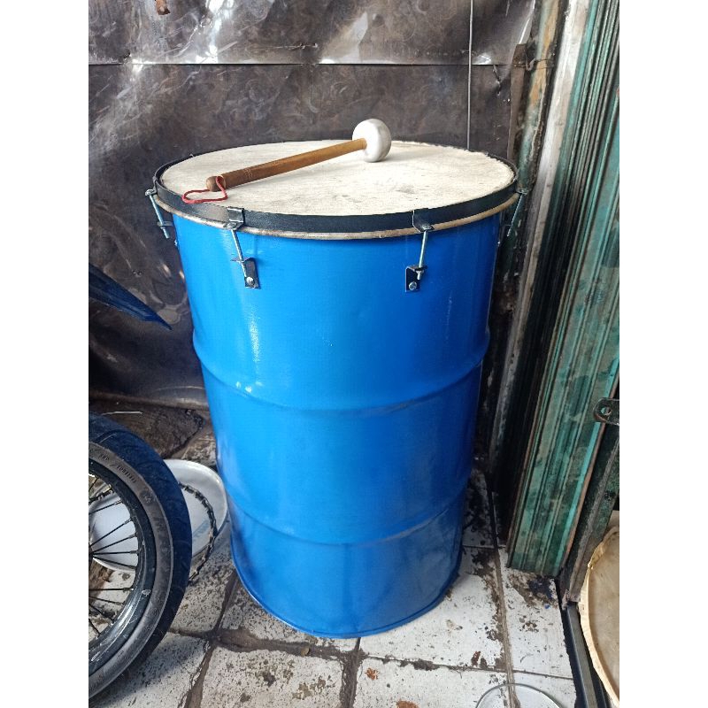 Bedug Besar Bedug Masjid (kulit hanya 1 sisi di bagian atas)