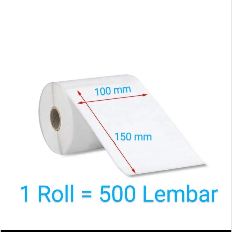 

Label Sticker Thermal 100mm x 150mm 500 pcs