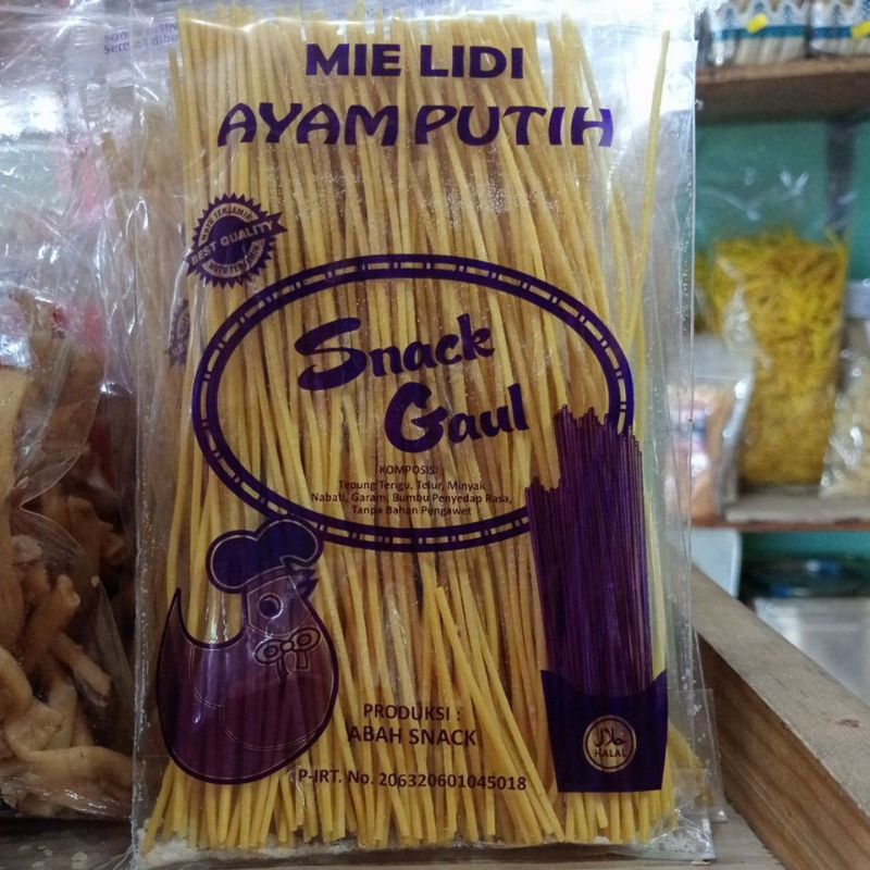 

Mie Lidi Ayam Putih Asin