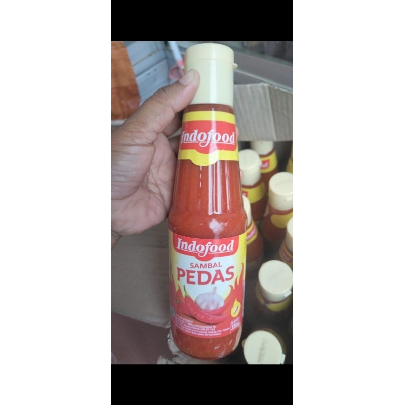 

saos sambal indofood pedas botol kaca 335ml