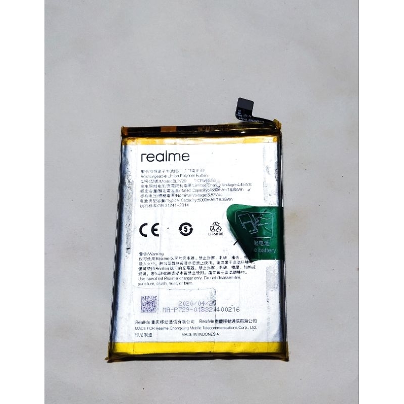 BATRE REALME C3 NORMAL ORIGINAL COPOTAN
