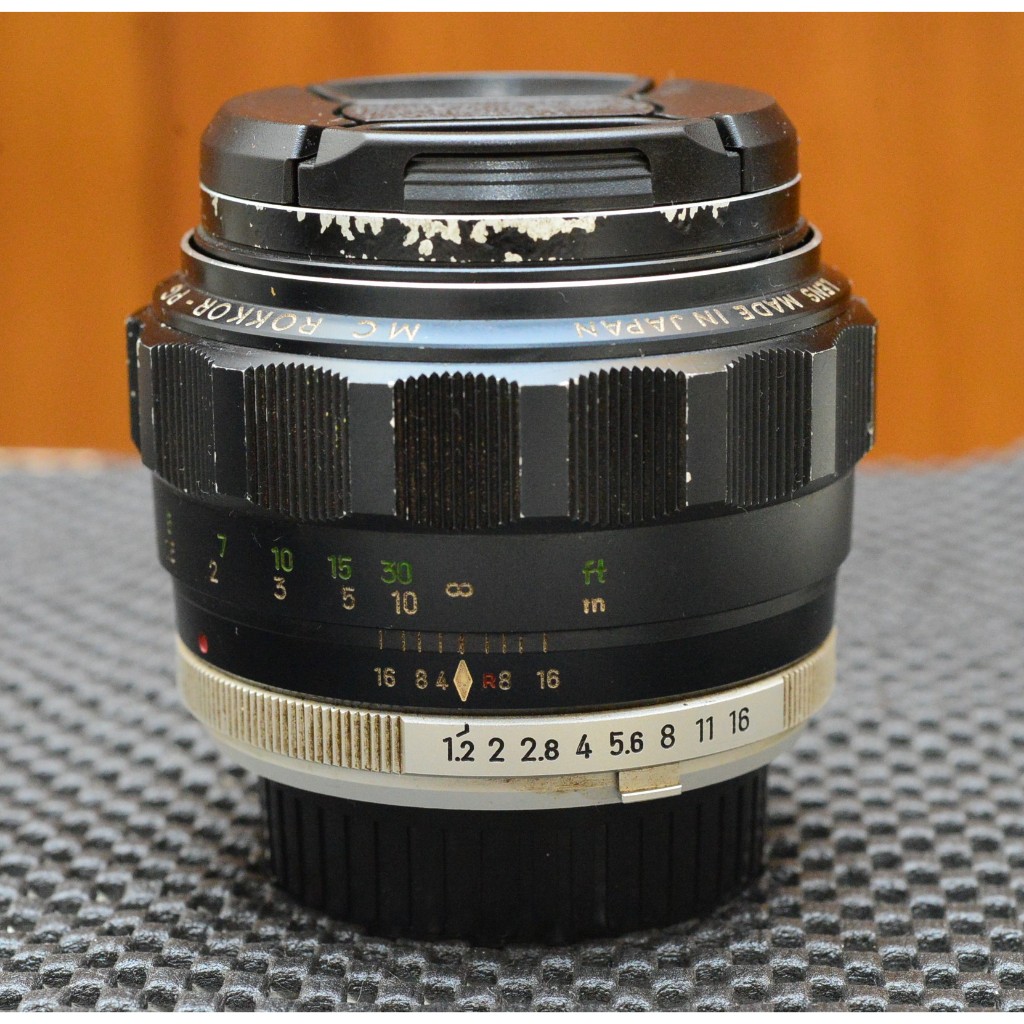 Dijual Lensa Manual Lensa Manual Minolta MC Rokkor PG 58 mm f/ 1.2 Used Fair Condition