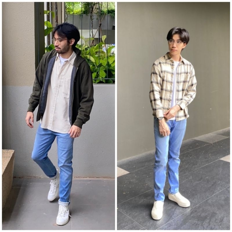 Uniqlo Kaihara Selvedge Slim Blue Jeans