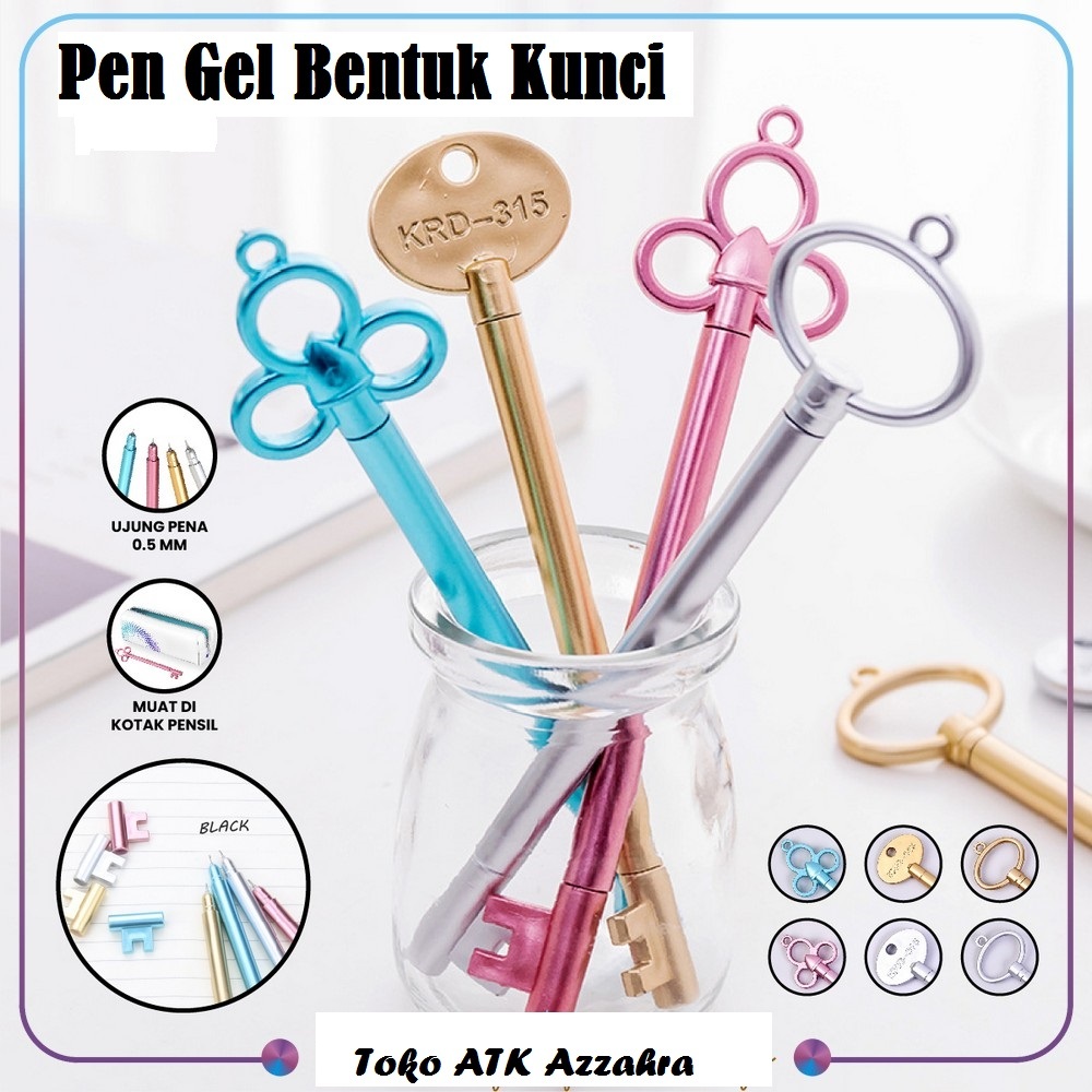 

Pulpen Gel Bentuk Kunci/Pen Gel Kunci