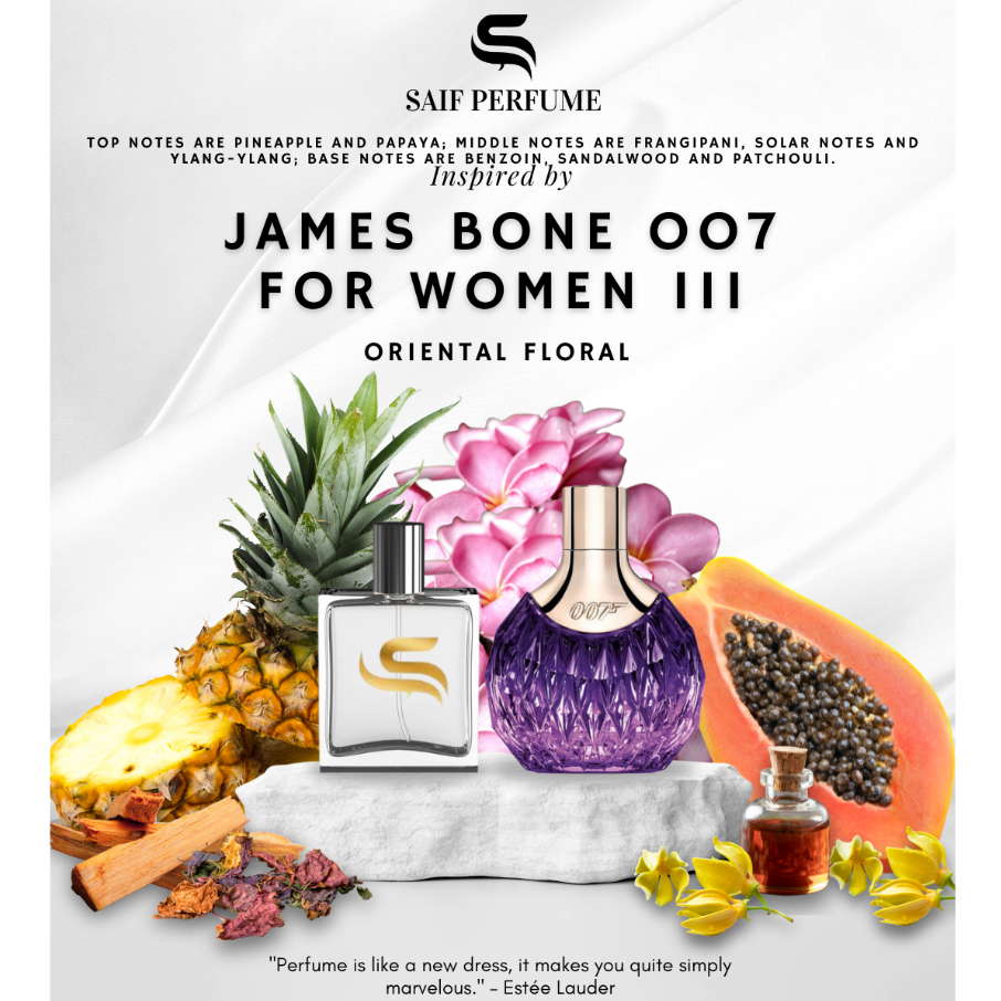 PARFUM JAMES BONE 007 FOR WOMEN III INSPIRED BY SAIF PARFUM