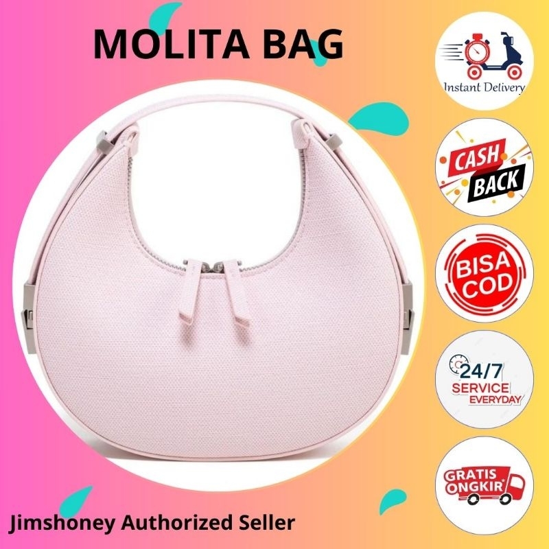 JIMS HONEY SEMARANG MOLITA BAG Tas Selempang Wanita Kulit Elegan Terbaru Hobo 2025