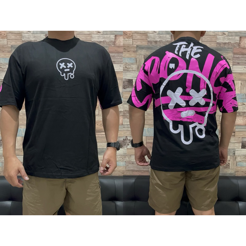 KAOS DISTRO 3XL BIGSIZE / KAOS OVERSIZE PRIA MOTIF BELAKANG TULISAN COTTON 30s SABLON PREMIUM