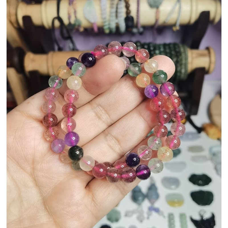 Mixed Quartz Bracelet