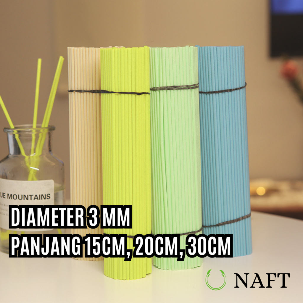 Fiber Stick Reed Diffuser Reed Diffuser Stik Aromaterapi Pengharum Ruangan Botol