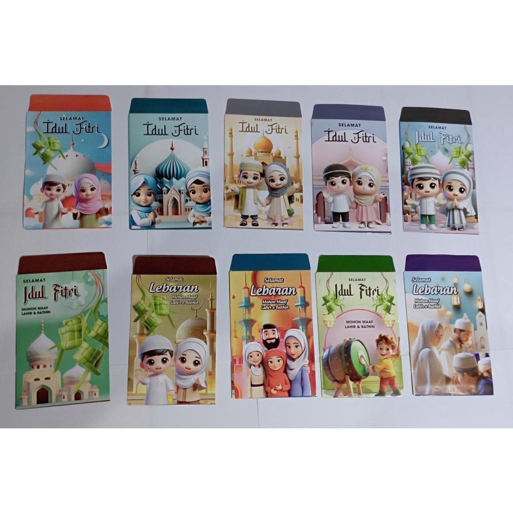 

Amplop Lebaran Uang Ukuran Kecil 11 cm x 7cm 10 Lembar