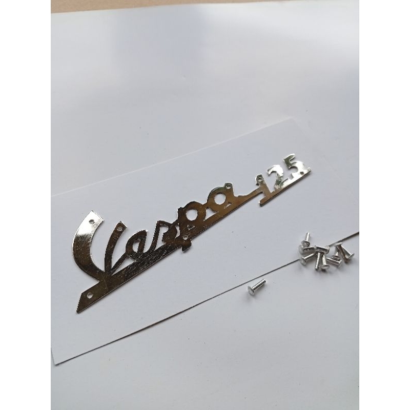 Emblem Vespa 125 crom Vespa tahun 60