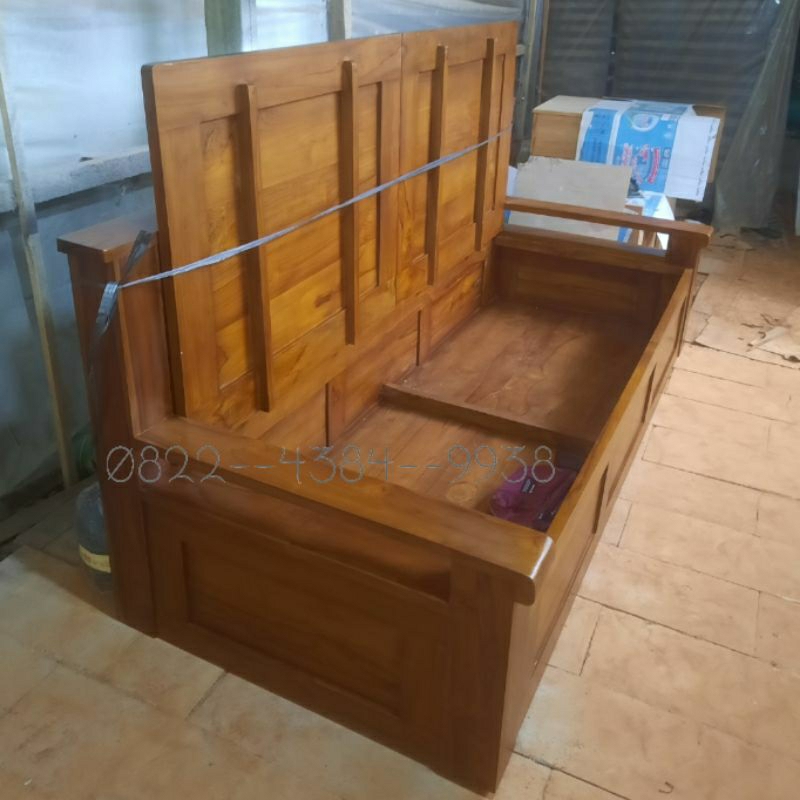 Daybed jati kursi teras bale bale laci besar sofabed sofa tamu risban amben lincak