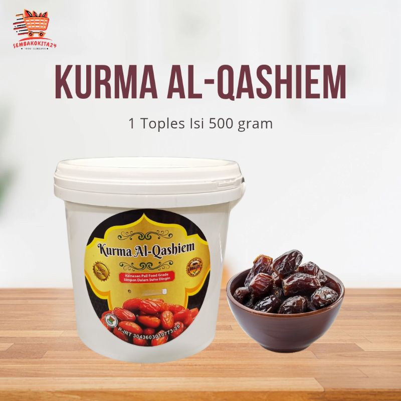 

Kurma Al-Qaseem Kemasan Ember Isi 500 g