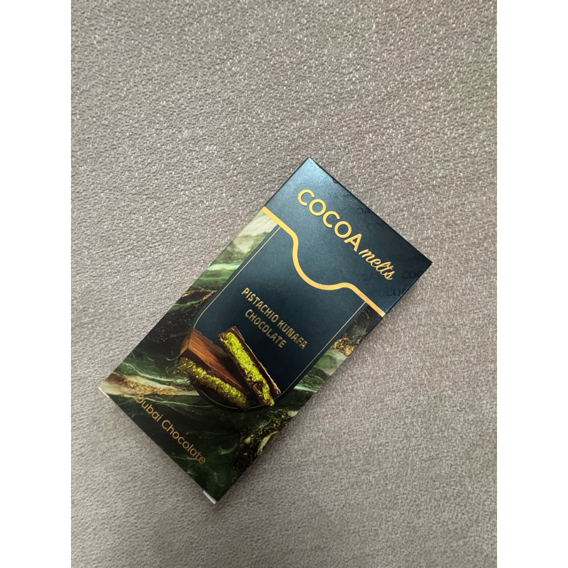 

COCOA MELTS DUBAI CHOCOLATE