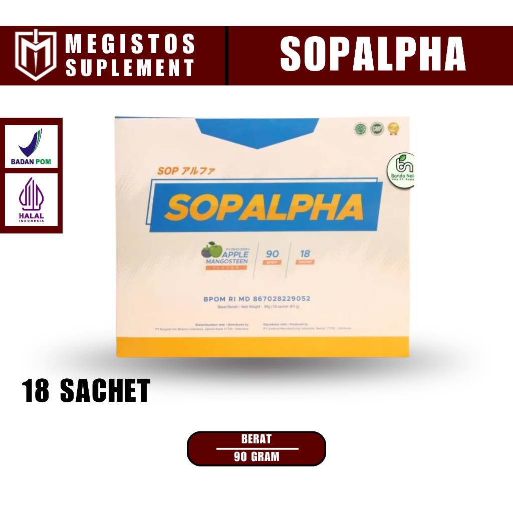 SOP Alpha Sopalpha - Salmon Ovary Peptide Bioboost 90 Gram