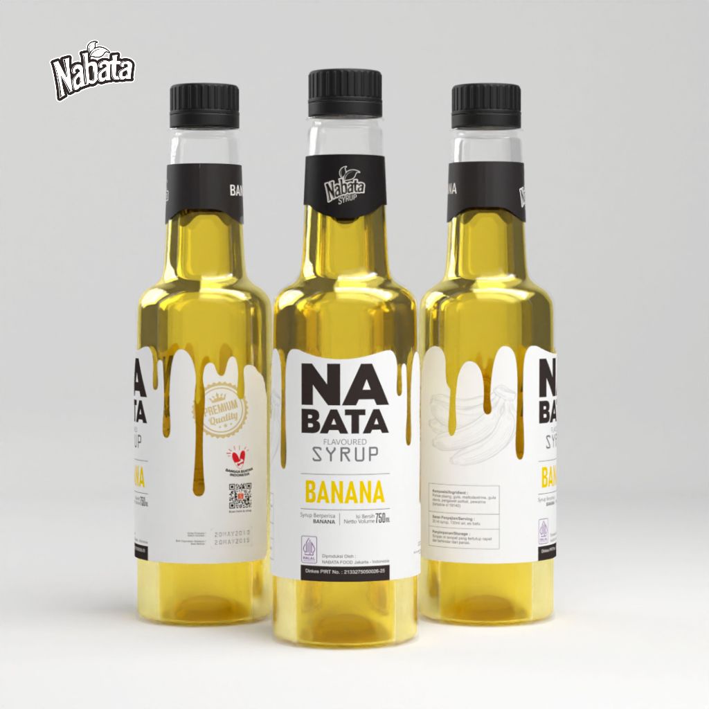 

Sirup Pisang Syrup Banana Premium 750Ml Nabata Drink - Syrup Pisang Untuk Cafe Hotel Restauran