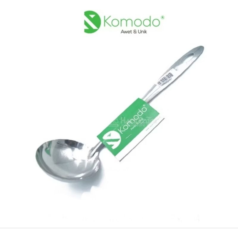 Irus Stainless Tebal Mutiara Komodo / Sendok Sayur Komodo Tebal Stainless