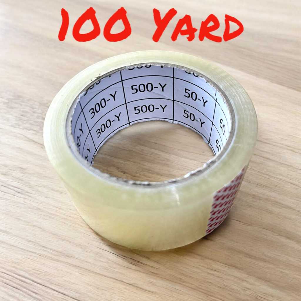 

AutoShop Tape Lakban bening Transparan 48 mm 90 yard 2inch 80Meter