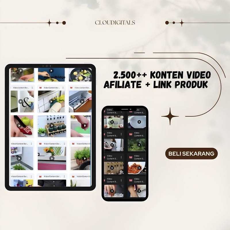 Konten Video Affiliate Produk Terlaris & Produk Viral