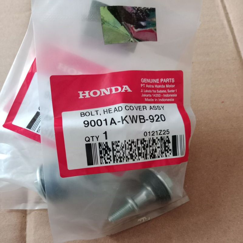 AHM 9001A-KWB-920 Baut Tutup Cylinder Head Beat Karbu,Blade,Revo,Vario110