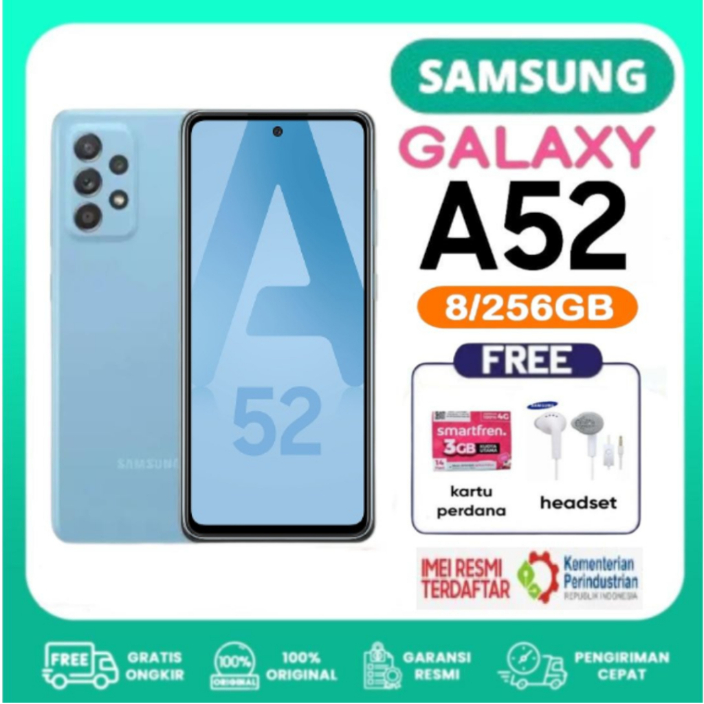 Hp Samsung Galaxy A52 8/128 8/256 RAM 8 ROM 128 256 GB 8GB 128GB 256GB