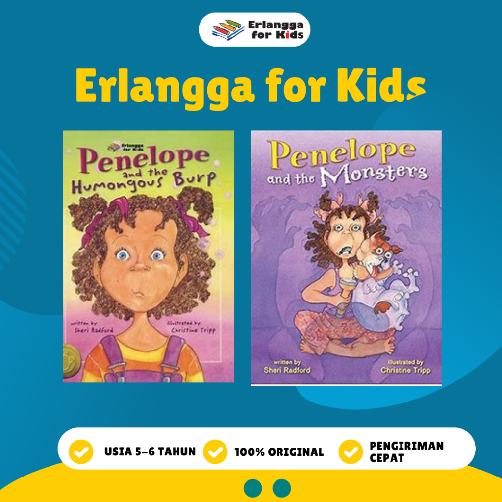 [Erlangga] Buku Sale Anak: Penelope - Erlangga For Kids