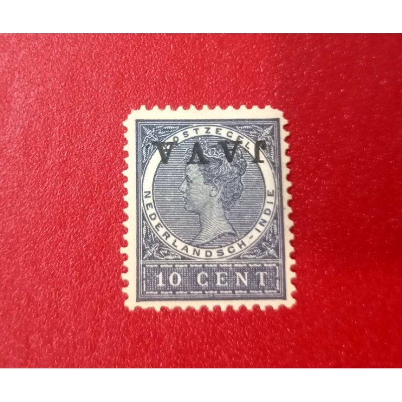 

PRANGKO NED INDIE CT JAVA TERBALIK NOMINAL 10 CENT 1908
