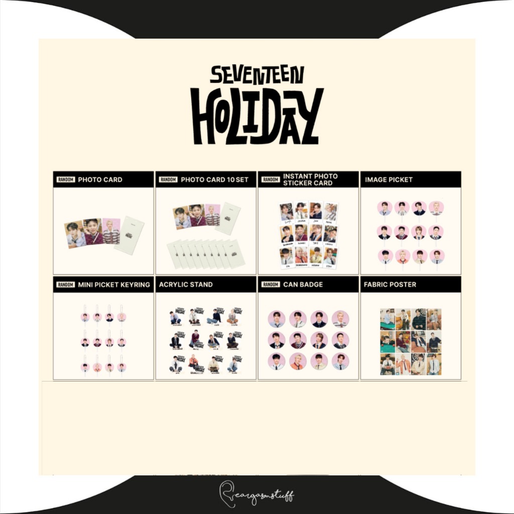 SEVENTEEN HOLIDAY JAPAN FANMEETING OFFICIAL MERCHANDISE / MERCH /MD / SVT