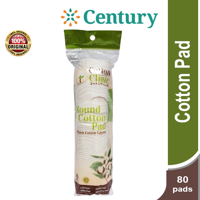 

COTTON CLINIC ROUND COTTON PAD ISI 80 LEMBAR / KAPAS WAJAH / ALAT KECANTIKAN