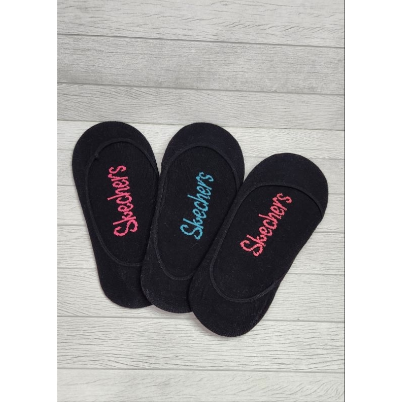 KAOS KAKI INVISIBLE/HIDDEN SOCKS SKECHERS (3PCS)