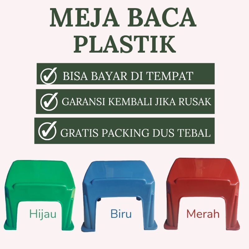 MEJA NGAJI PLASTIK | REKAL NGAJI