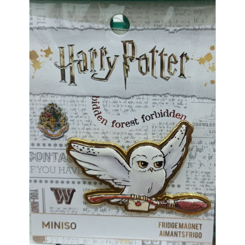

Fridge magnet/Magnet Kulkas/Harry Potter x Miniso/Metal Fridge Magnet/Magnet Owl