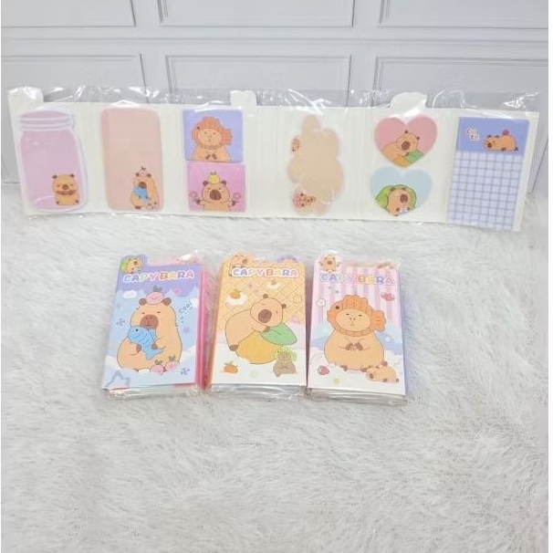 

Sticky note Capybara isi 8 motif