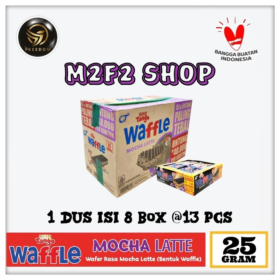 

Tango Waffle Mocha Latte | Wafer Krim Moka Susu Sachet - 25 gr (Kemasan Karton)