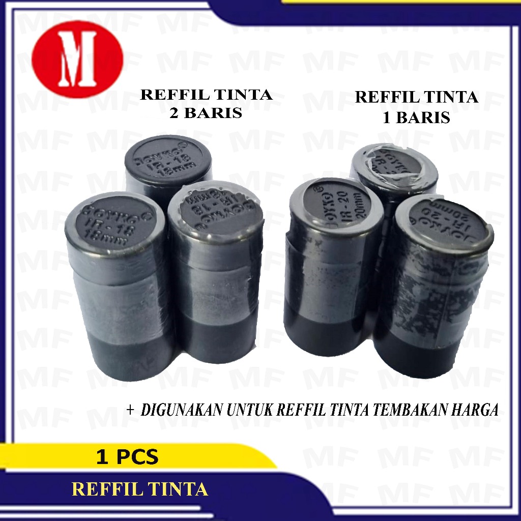 

Refill Tinta Label Harga/Tembakan Harga 1 Baris dan 2 Baris