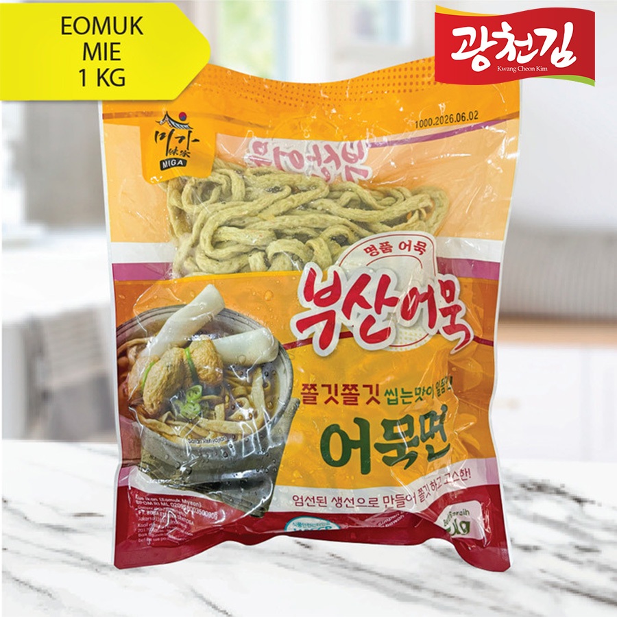 

MIGA Eomuk Mie 1 Kg / Odeng Mie Korean / Eomuk / Fish Cake