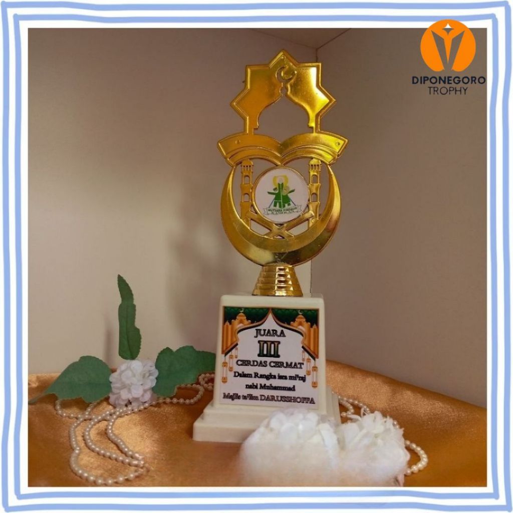 Piala Masjid Murah Free Tulisan & Logo