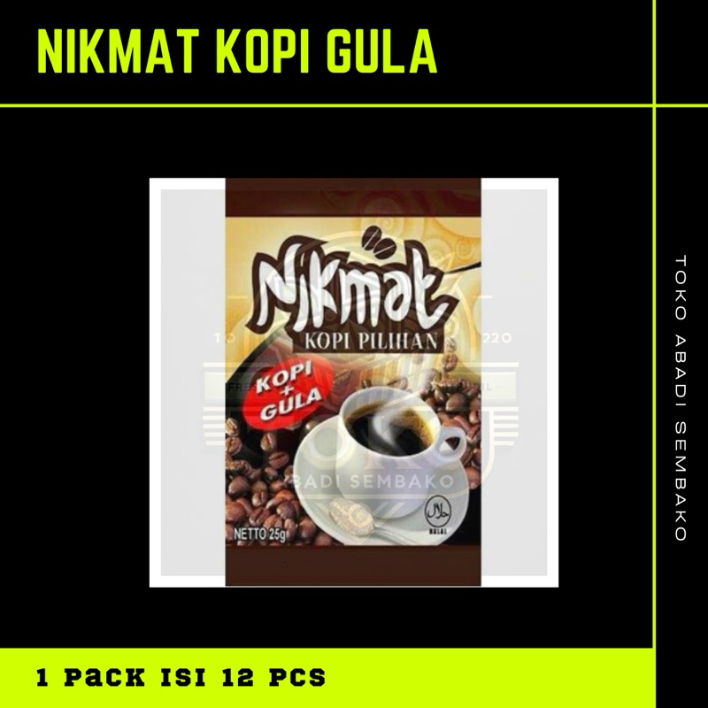 

NIKMAT KOPI GULA 1 pak isi 20 bks