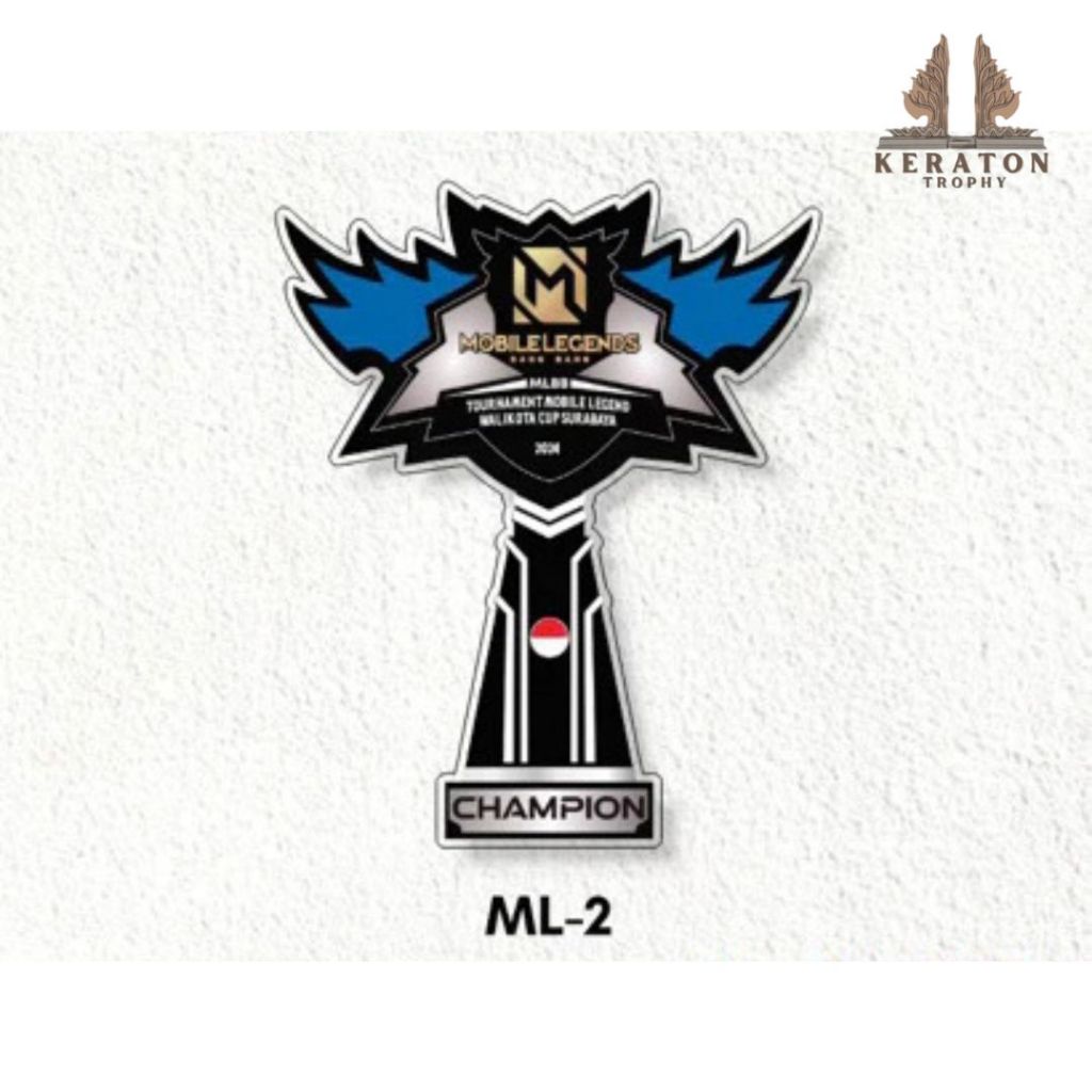 Piala Mobile Legend Plakat Mobile Legend Akrilik Custom Plakat E sport