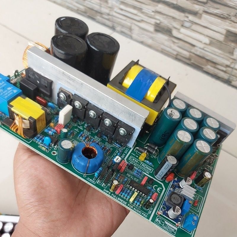 smps fullbridge non pfc 2,5-3kva pcb by ckm tronik (ready ct85vdc)