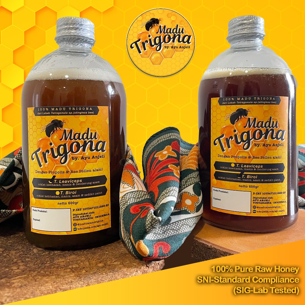 

Madu Klanceng / Trigona by Ayu Anjeli, 100% Asli Raw Honey - LEAVICEPS 300G