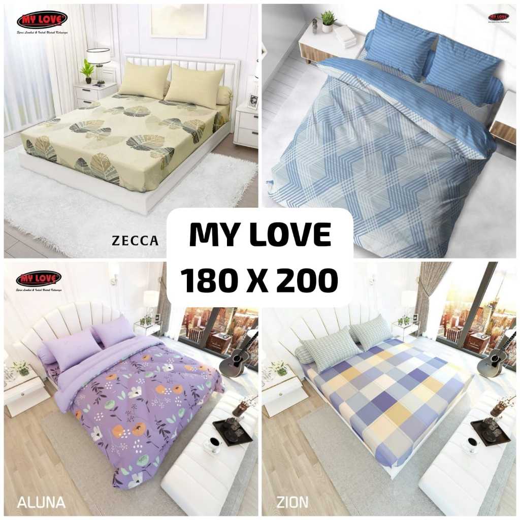 SPREI KING MY LOVE TINGGI 30CM 180x200